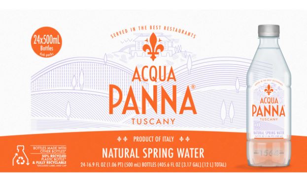 Aqua Panna Natural Spring Water (Half Pallet/36 Cases)