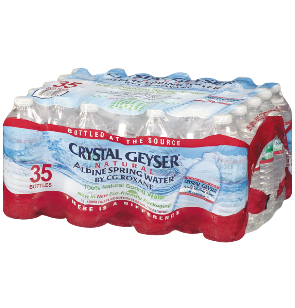 Crystal Geyser Natural Spring Water (Half Pallet)