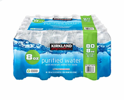 Kirkland Signature Purified Drinking Water 8oz Small Bottles (Full Pallet)
