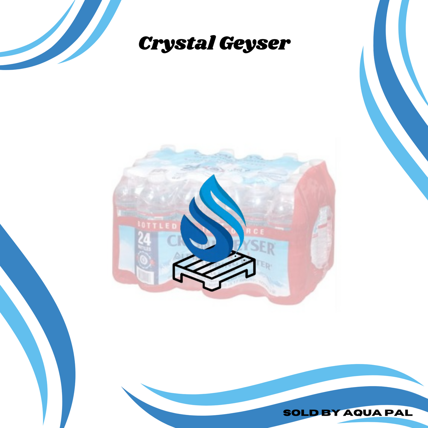 Crystal Geyser Natural Spring Water (Half Pallet)