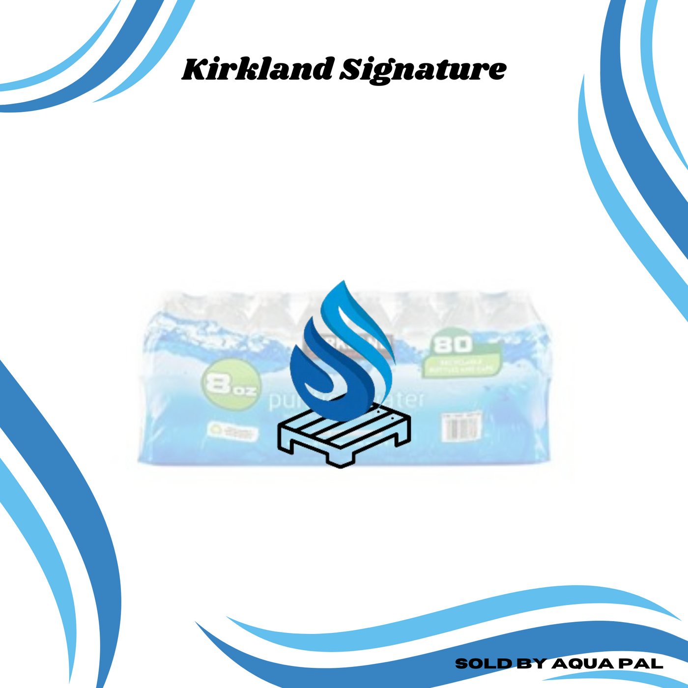 Kirkland Signature Purified Drinking Water 8oz Small Bottles (Half Pallet)