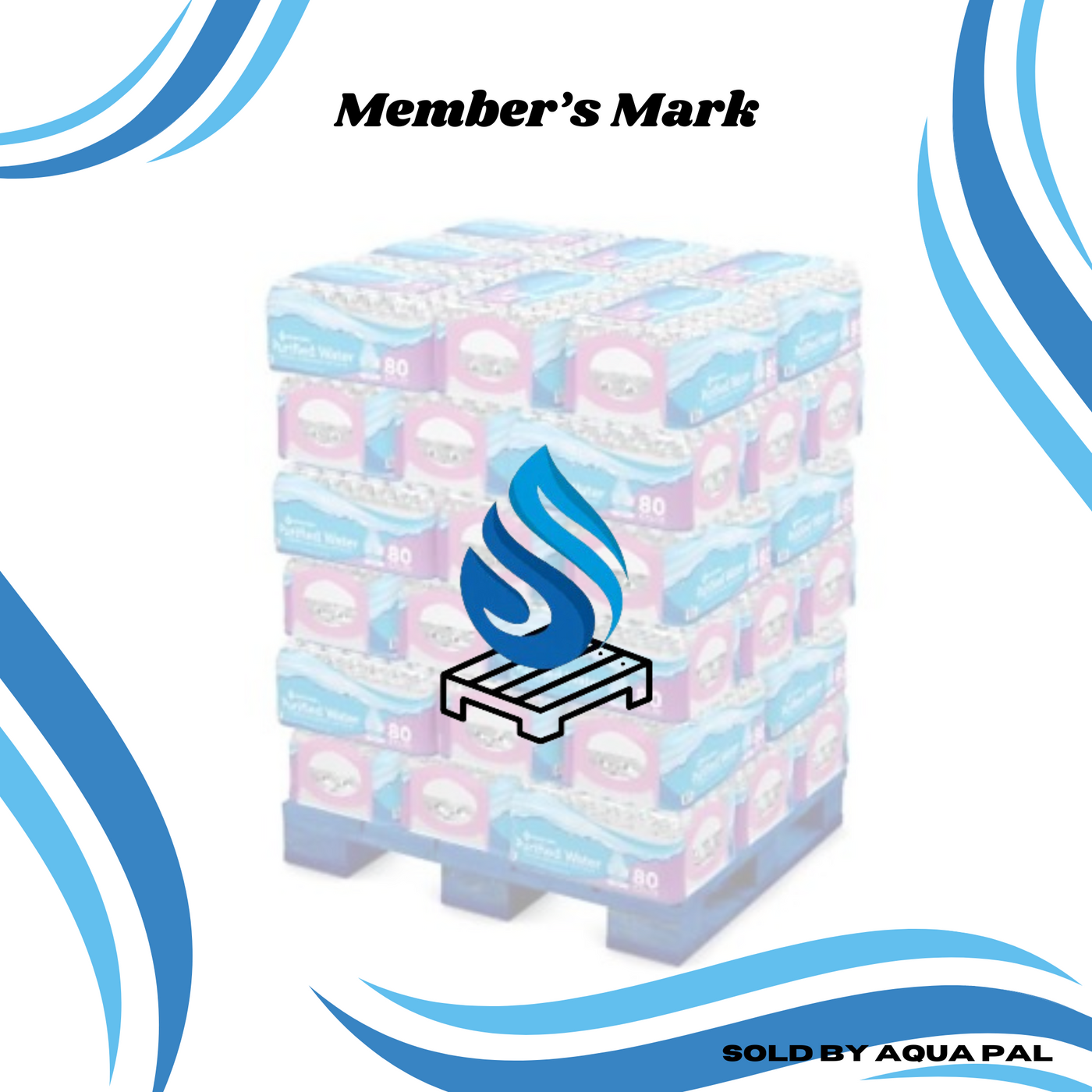 Member's Mark Purified Drinking Water 8oz Small Bottles (Full Pallet)