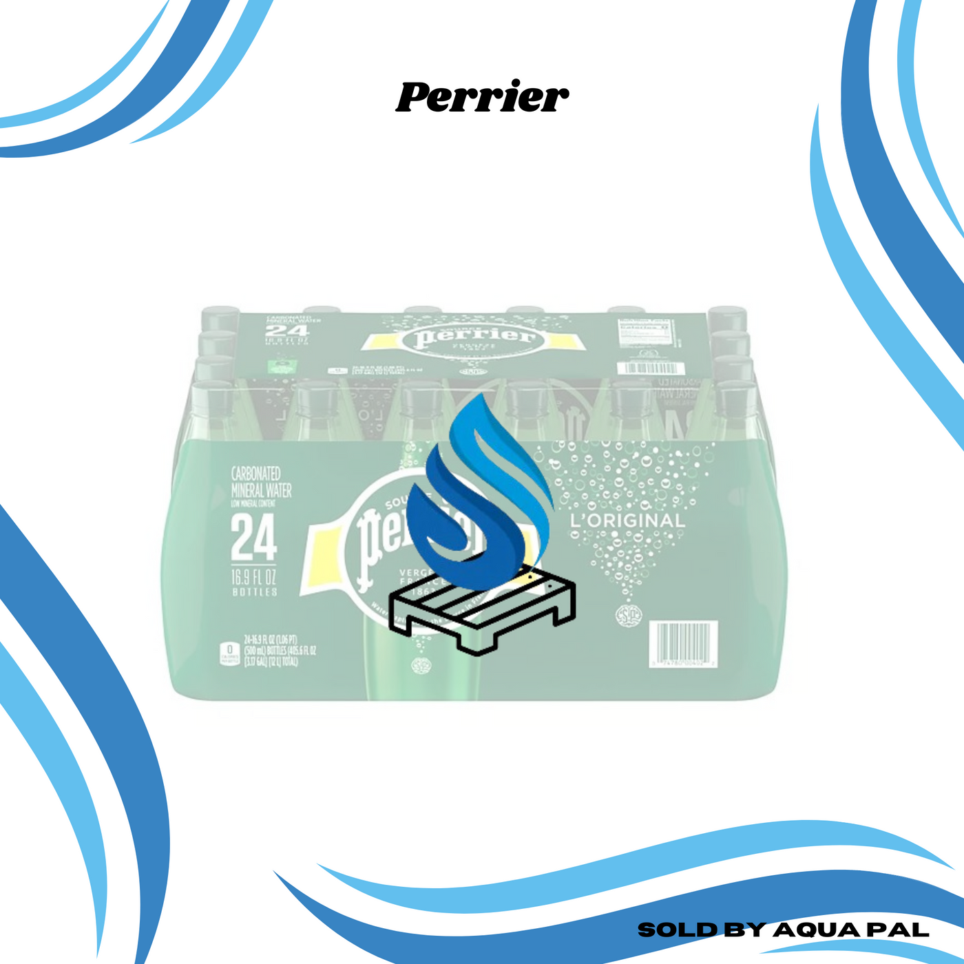 Perrier Sparkling Water (Full Pallet/72 Cases)