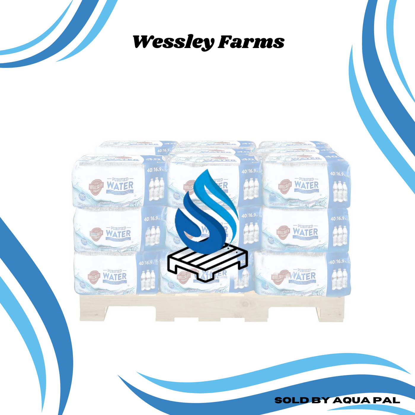 Wessley Farms Purified Drinking Water (Half Pallet)